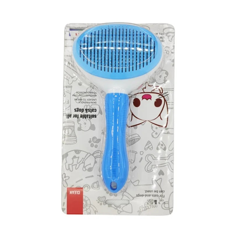 Self-Cleaning Slicker Brush for Cats and Dogs