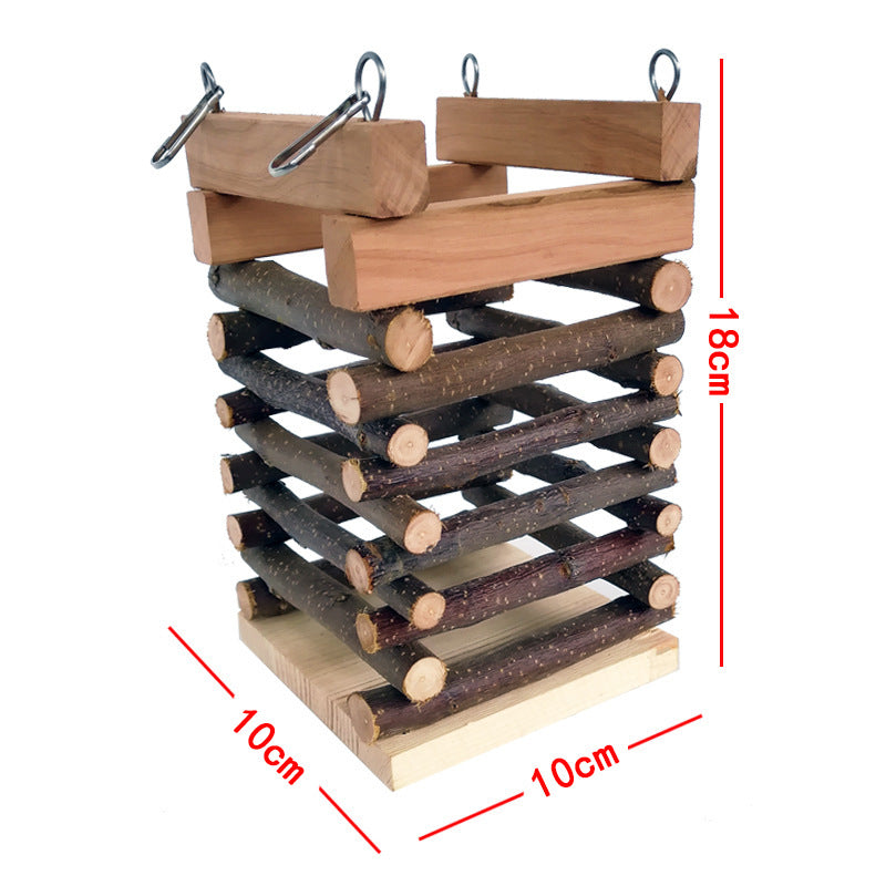 Apple Wood Rabbit Hay Feeder
