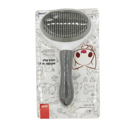 Self-Cleaning Slicker Brush for Cats and Dogs