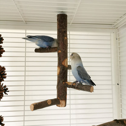 Wooden Parrot Stand Toy