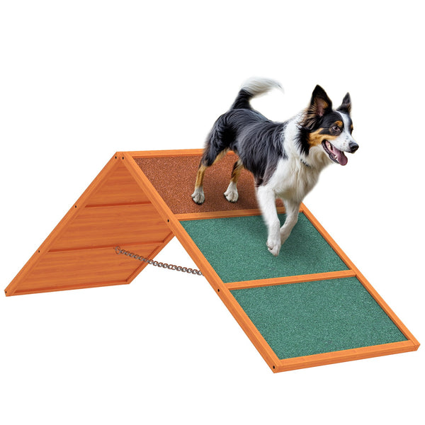Adjustable Dog Agility A-Frame Ramp