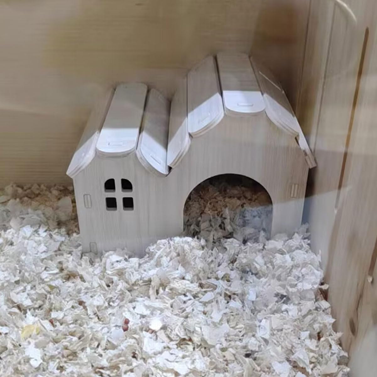 Natural Wooden Small Animal Hideout