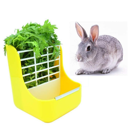 2-in-1 Rabbit Bowl and Hay Rack