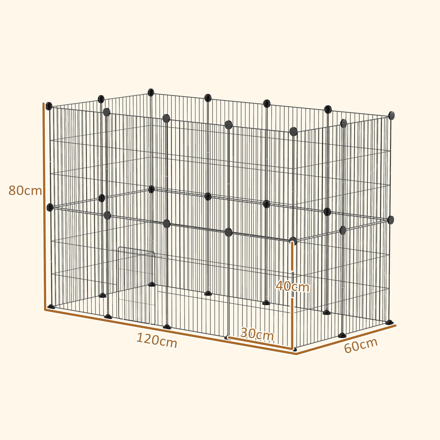 Modular Small Animal Playpen