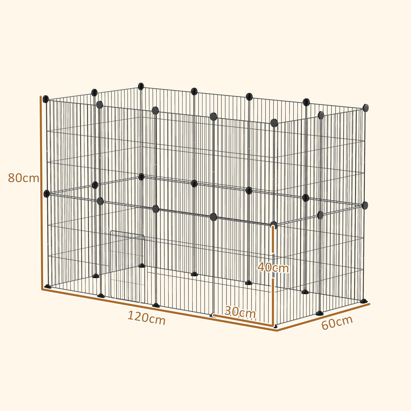Modular Small Animal Playpen