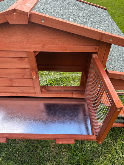 XXL Rabbit Hutch with Outdoor Run
