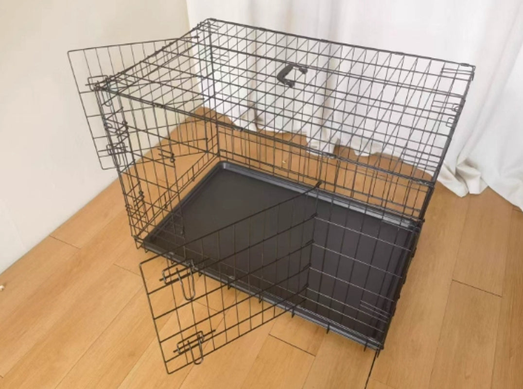 Folding Metal Dog Crate