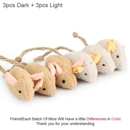 Catnip Plush Mouse Toy Set