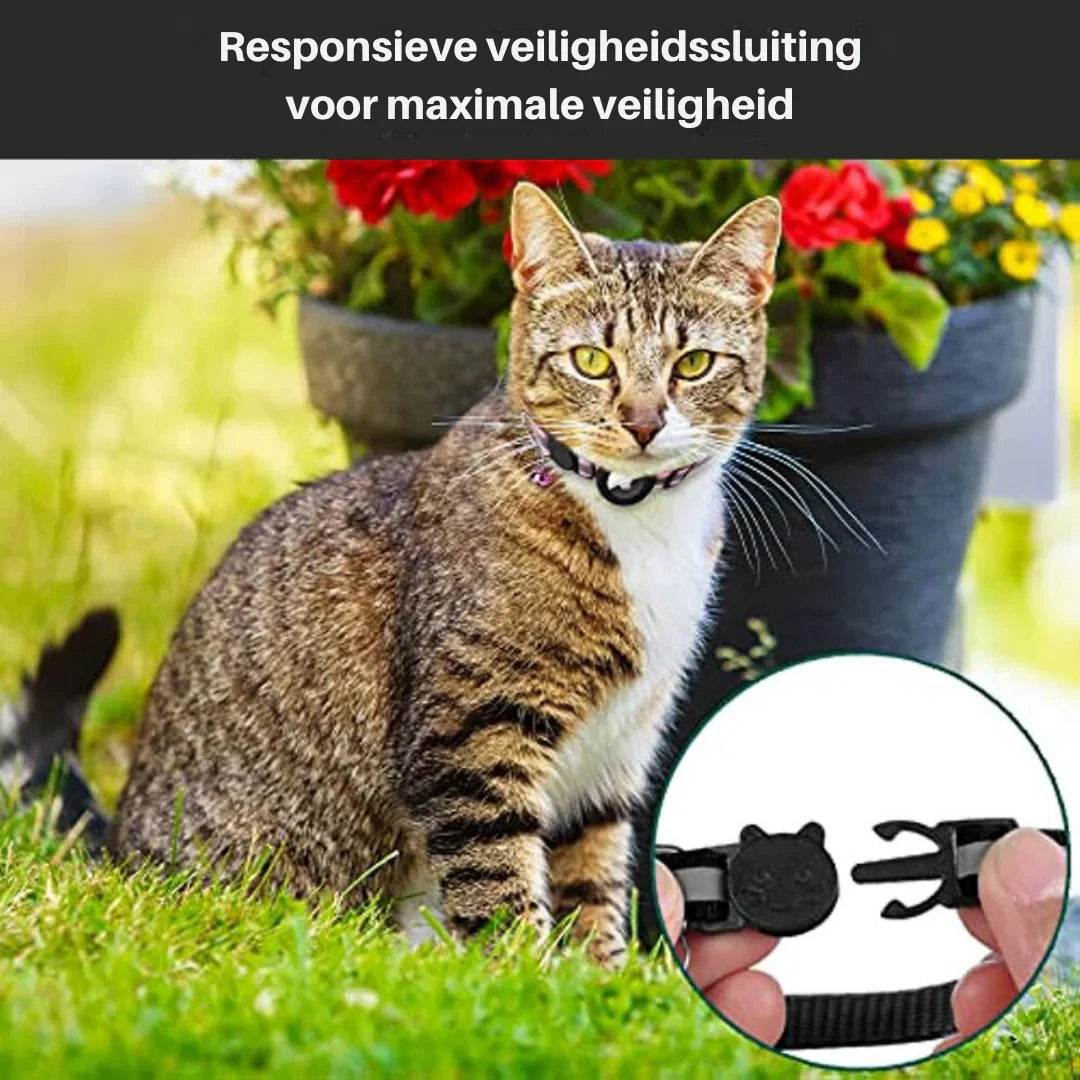 Reflective Cat GPS Tracker Collar