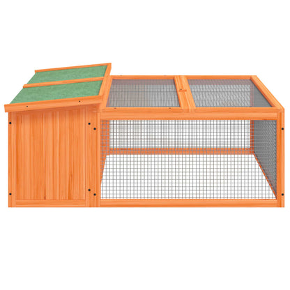 Solid Pine Rabbit Hutch
