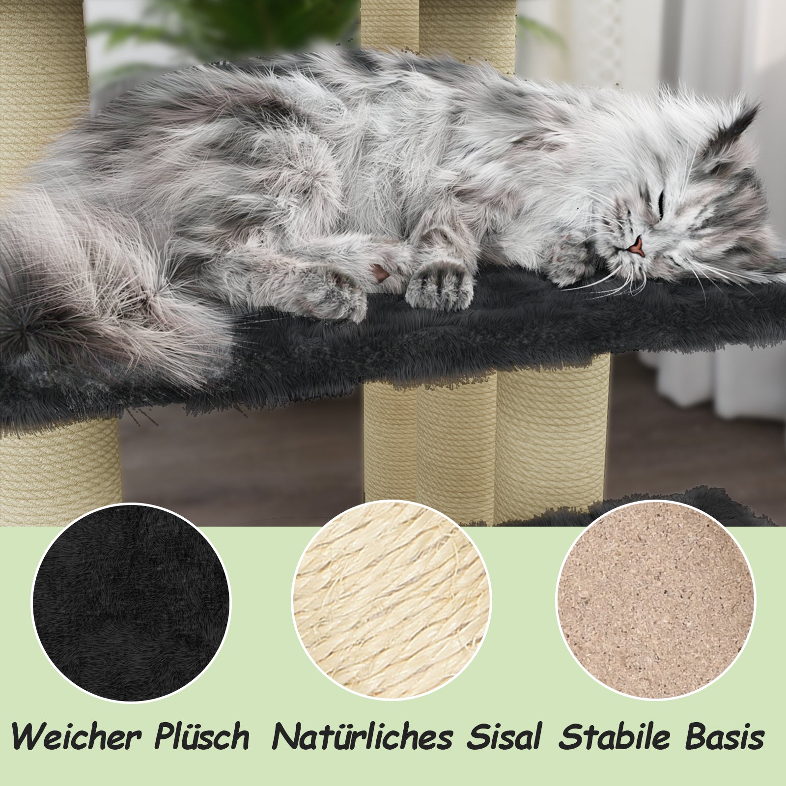 Sisal Cat Tree 70 cm