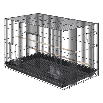 Spacious Bird Aviary Cage 76 x 46 x 45 cm