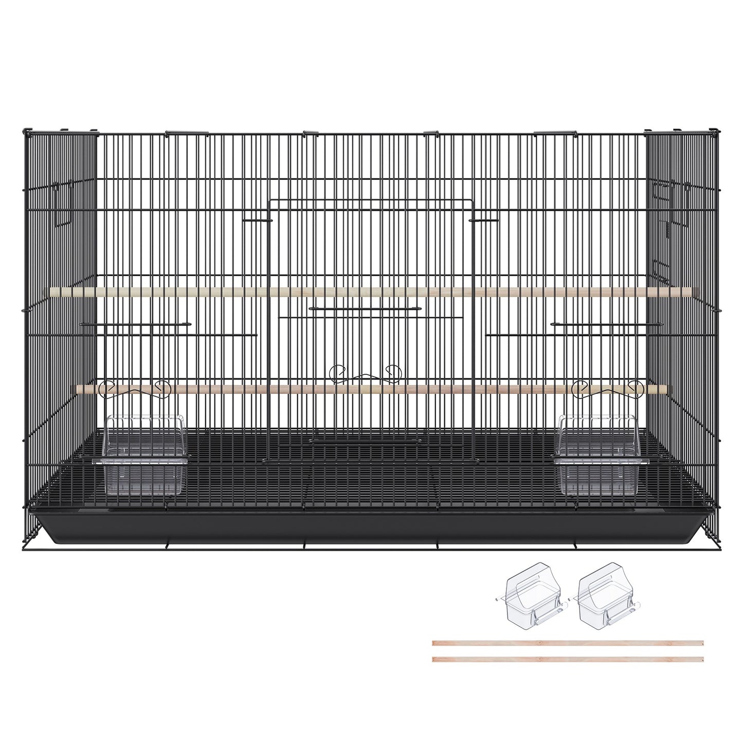 Spacious Bird Aviary Cage 76 x 46 x 45 cm