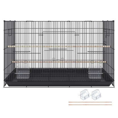 Spacious Bird Aviary Cage 76 x 46 x 45 cm
