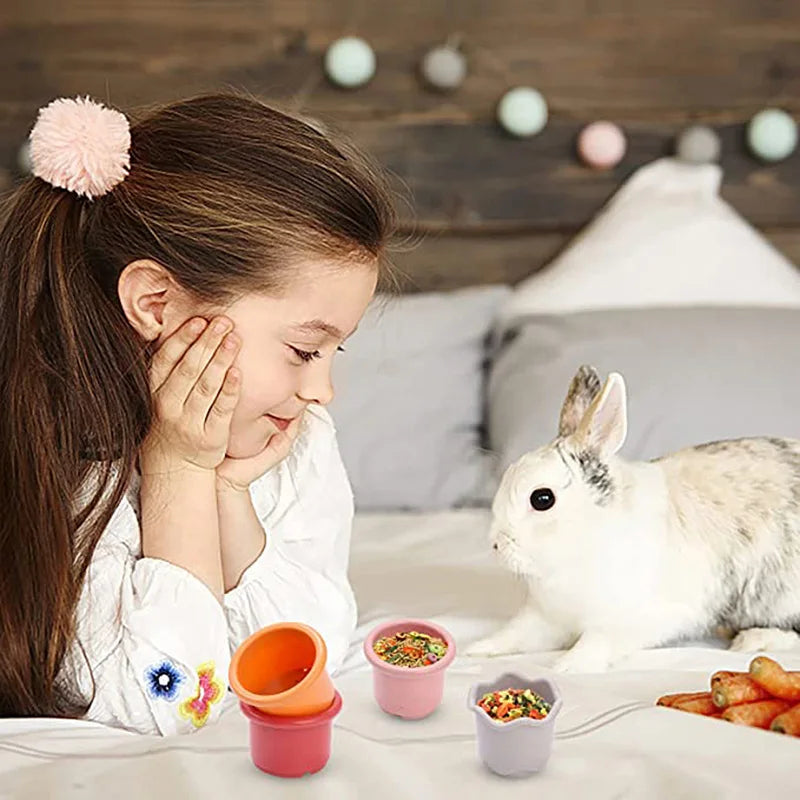 Stacking Cup Puzzle Toy for Rabbits