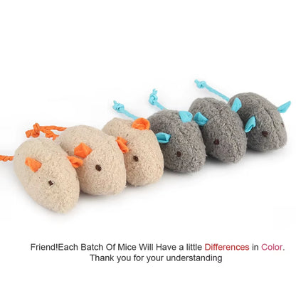 Catnip Plush Mouse Toy Set