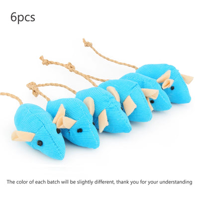 Catnip Plush Mouse Toy Set