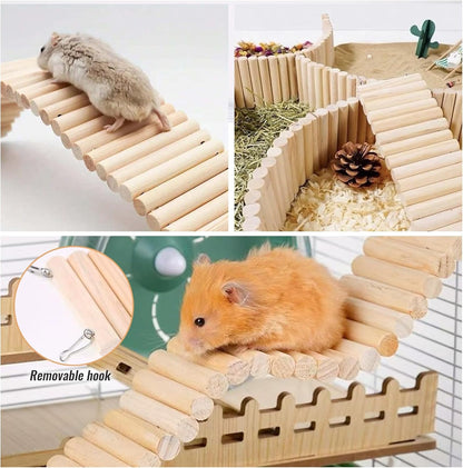 Flexible Wooden Small Animal Bridge