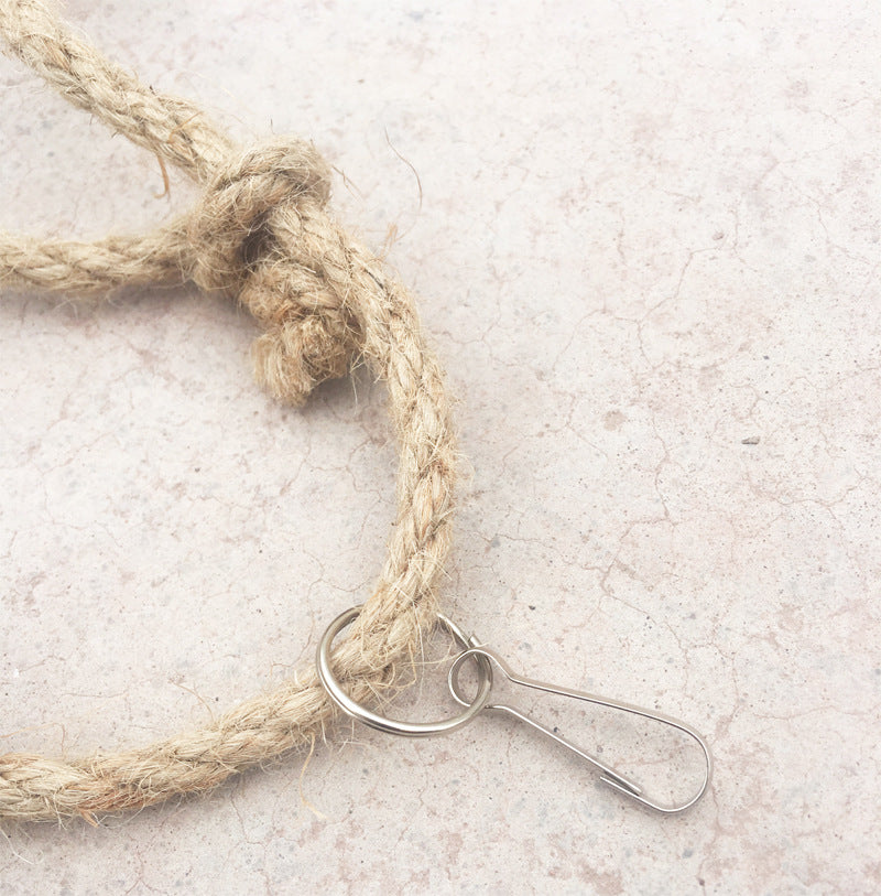 Hemp Rope Climbing Net for Birds
