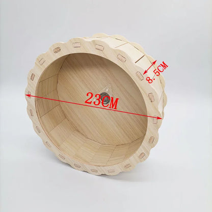 Wooden Quiet Hamster Wheel