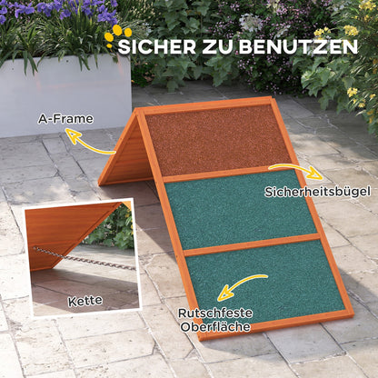 Adjustable Dog Agility A-Frame Ramp