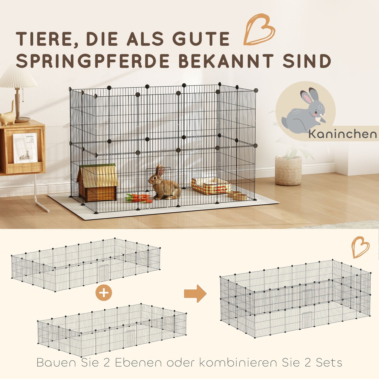 Modular Small Animal Playpen