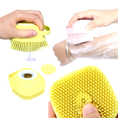 2-in-1 Bath Brush for Dogs and Cats