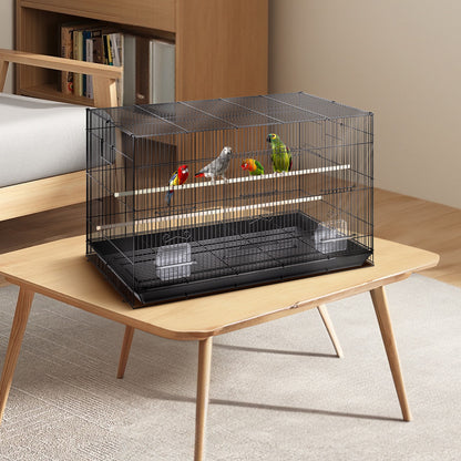 Spacious Bird Aviary Cage 76 x 46 x 45 cm