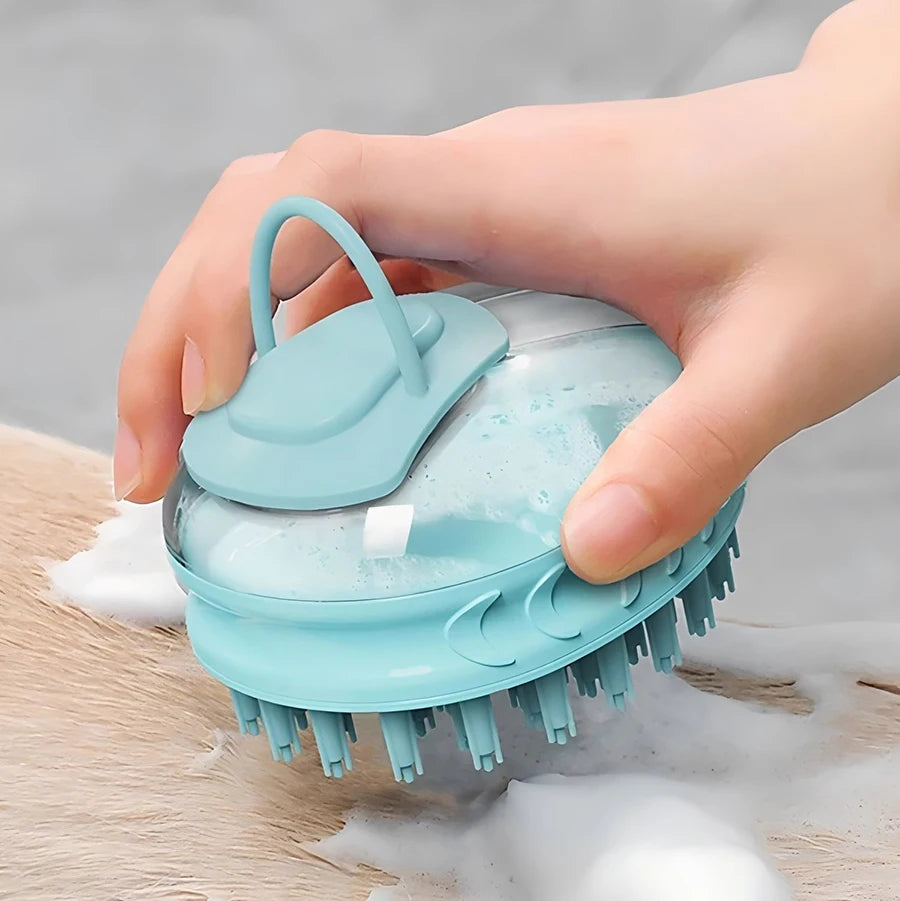 2-in-1 Bath Brush for Dogs and Cats