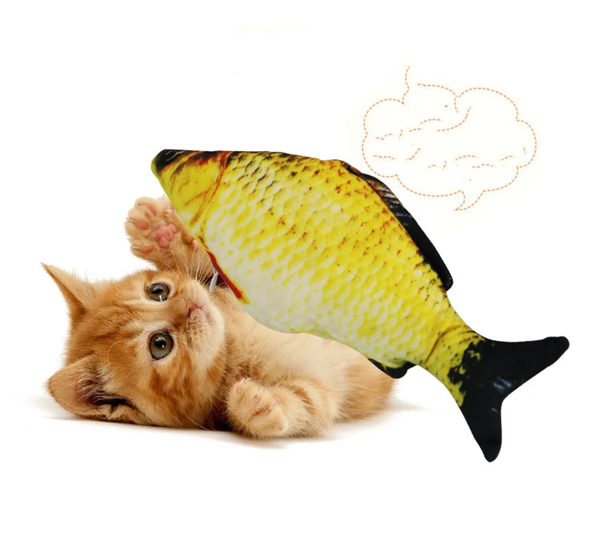 Soft Plush Catnip Fish Toy
