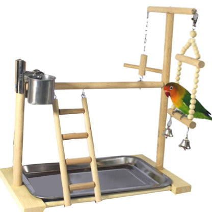 Wooden Parrot Floor Stand