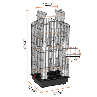 Black Bird Cage for Budgies