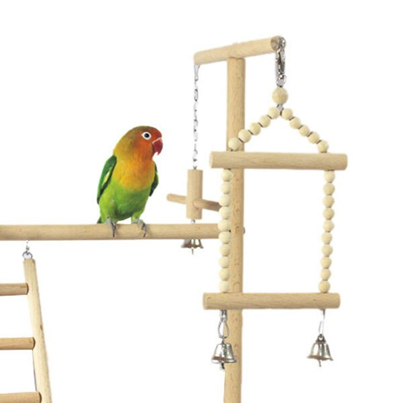 Wooden Parrot Floor Stand