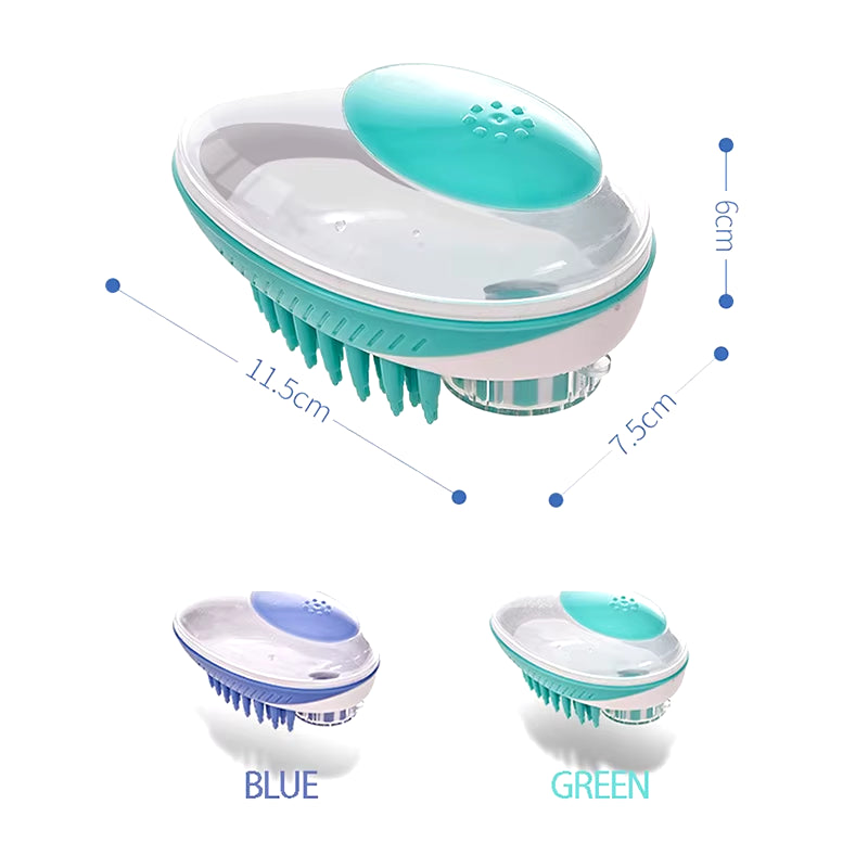 2-in-1 Bath Brush for Dogs and Cats