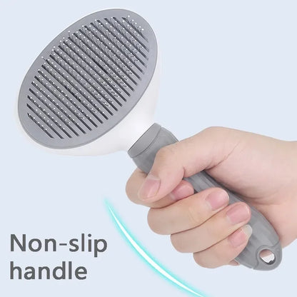 Self-Cleaning Slicker Brush for Cats and Dogs