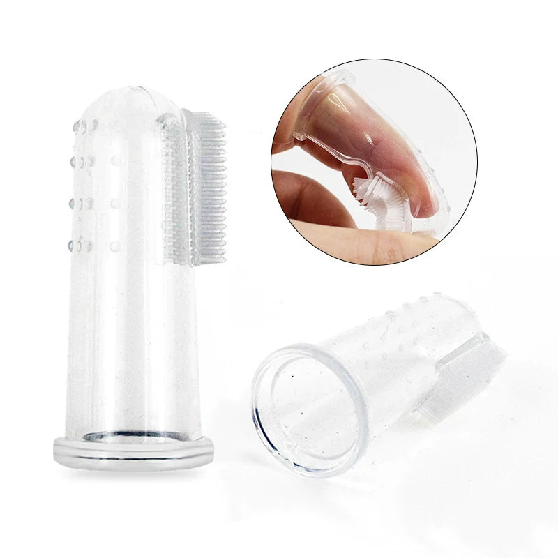 Soft Finger Toothbrush for Dogs and Cats
