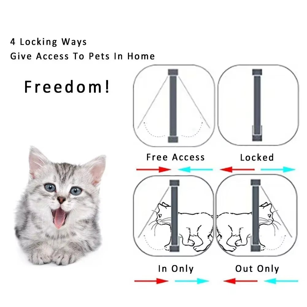 4-Way Locking Pet Door