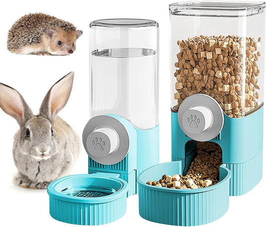 Hanging 2-in-1 Feeder and Water Dispenser