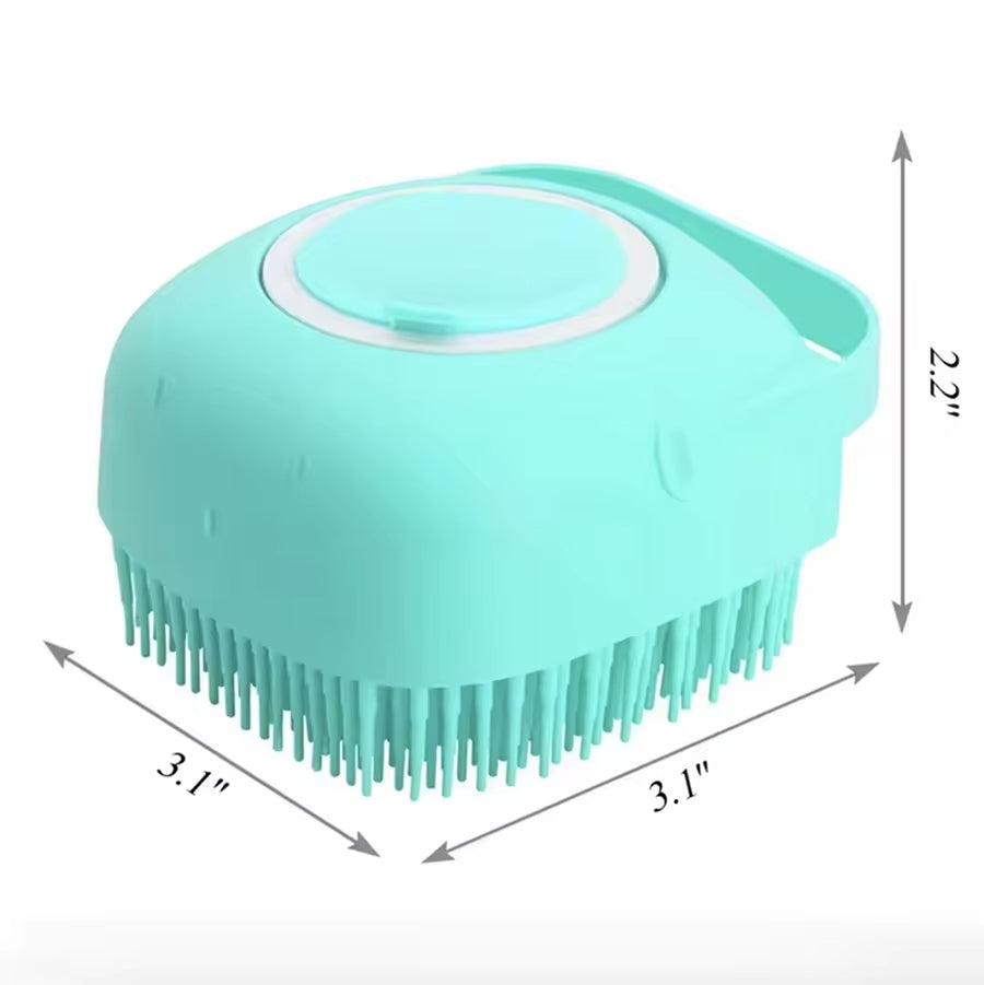 2-in-1 Bath Brush for Dogs and Cats