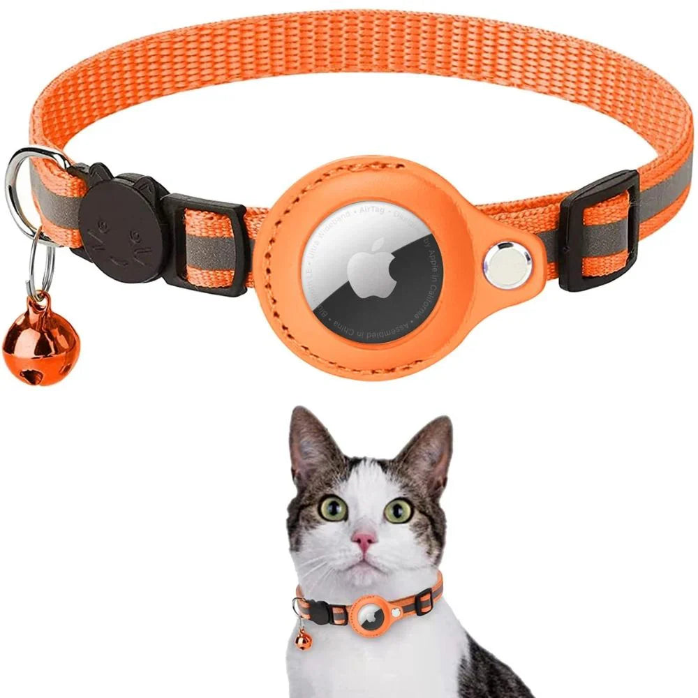 Reflective Cat GPS Tracker Collar