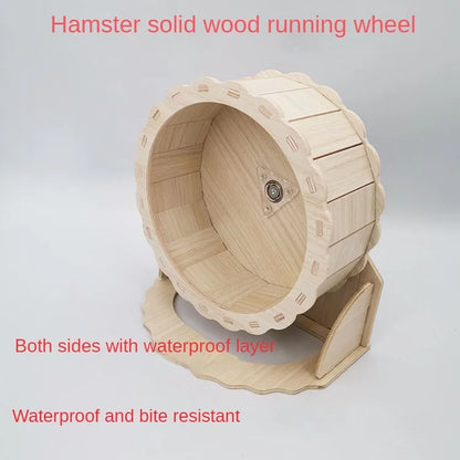 Wooden Quiet Hamster Wheel