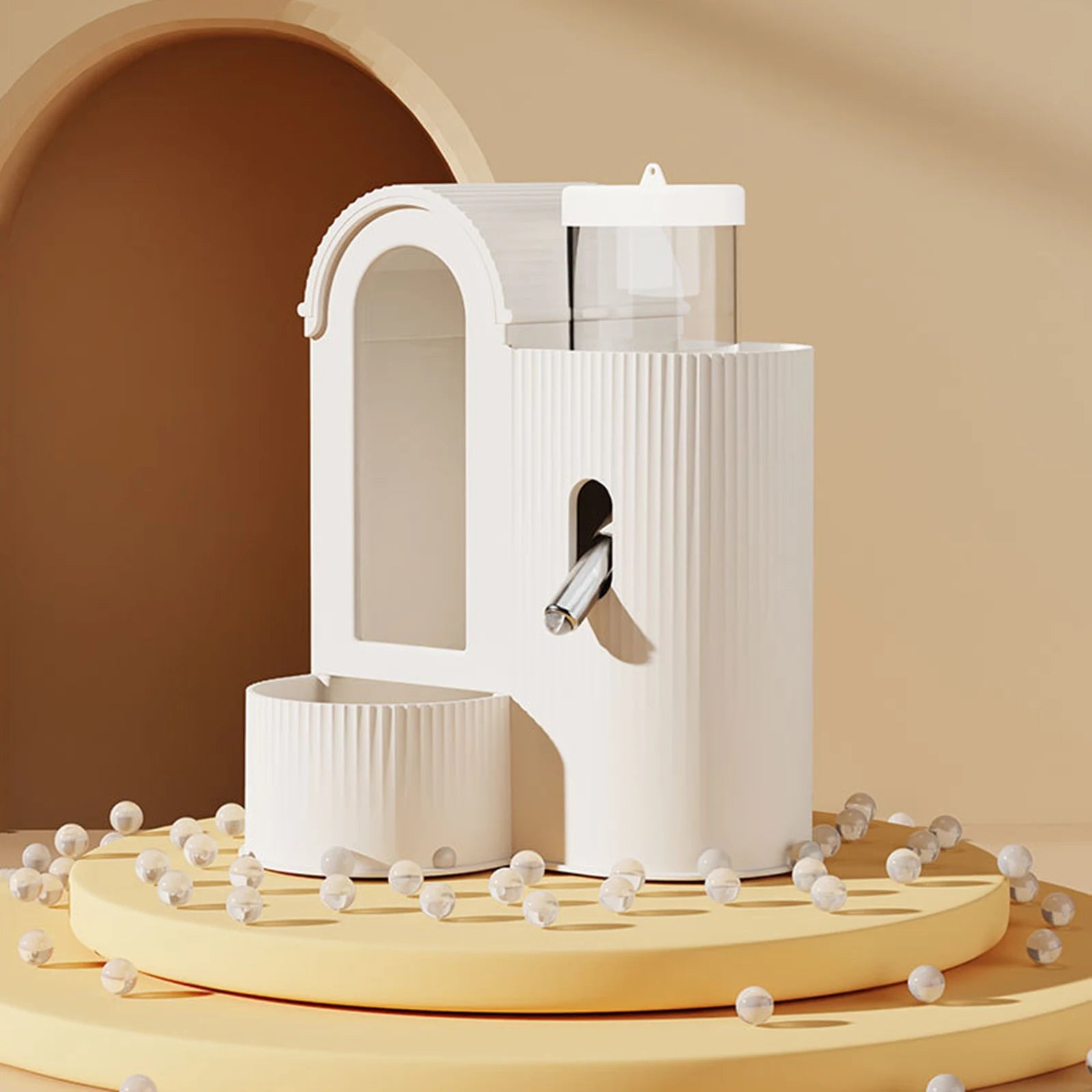 2-in-1 Small Animal Feeder and Water Dispenser
