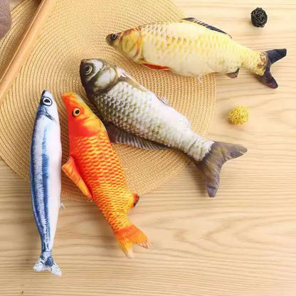 Soft Plush Catnip Fish Toy