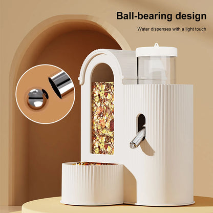 2-in-1 Small Animal Feeder and Water Dispenser