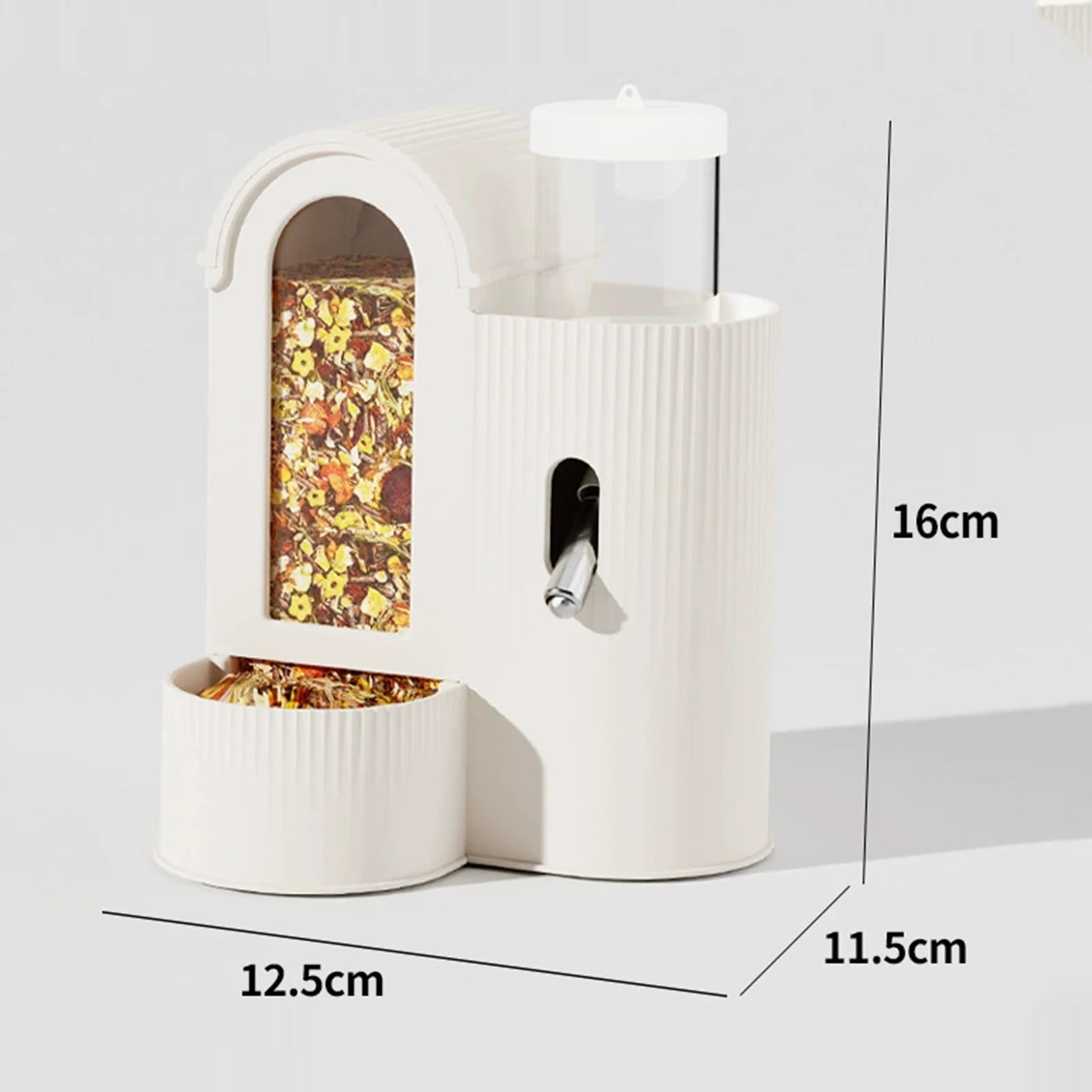 2-in-1 Small Animal Feeder and Water Dispenser