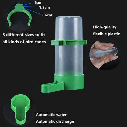 Automatic Bird Water & Food Dispenser Set