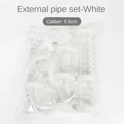 Transparent Hamster Tunnel Set