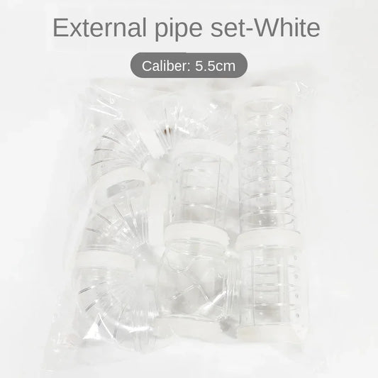 Transparent Hamster Tunnel Set