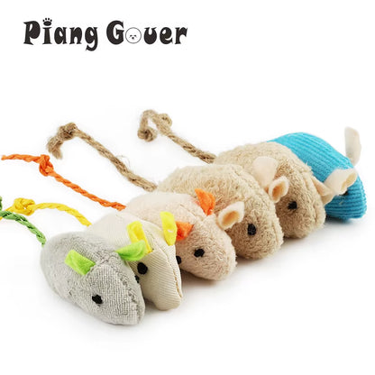 Catnip Plush Mouse Toy Set