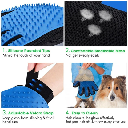 Pflegehandschuh für Katzen und Hunde